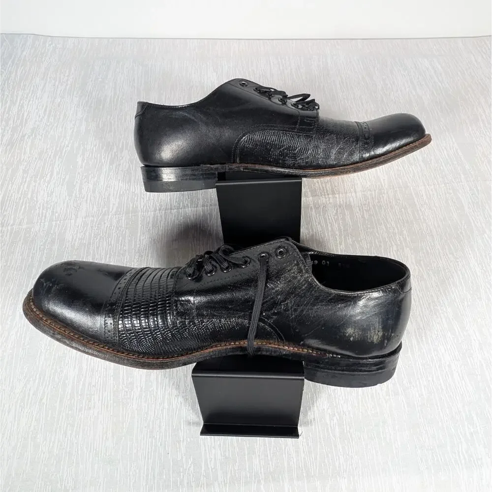 Stacy Adams Oxford Shoes Mens Size 8.5 D Black Madison (00049-01)